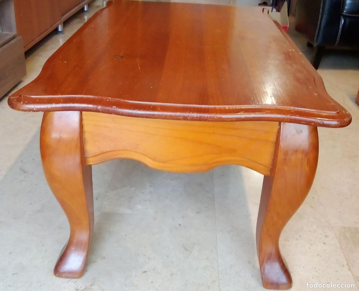 Vintage: Mesa de centro de madera maciza - Foto 4