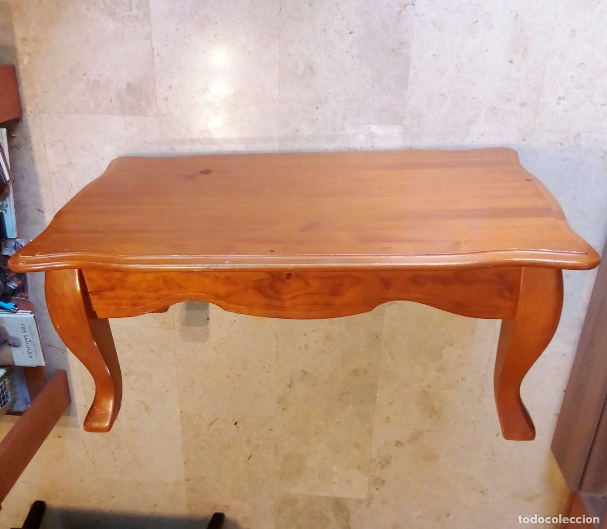 Vintage: Mesa de centro de madera maciza - Foto 5
