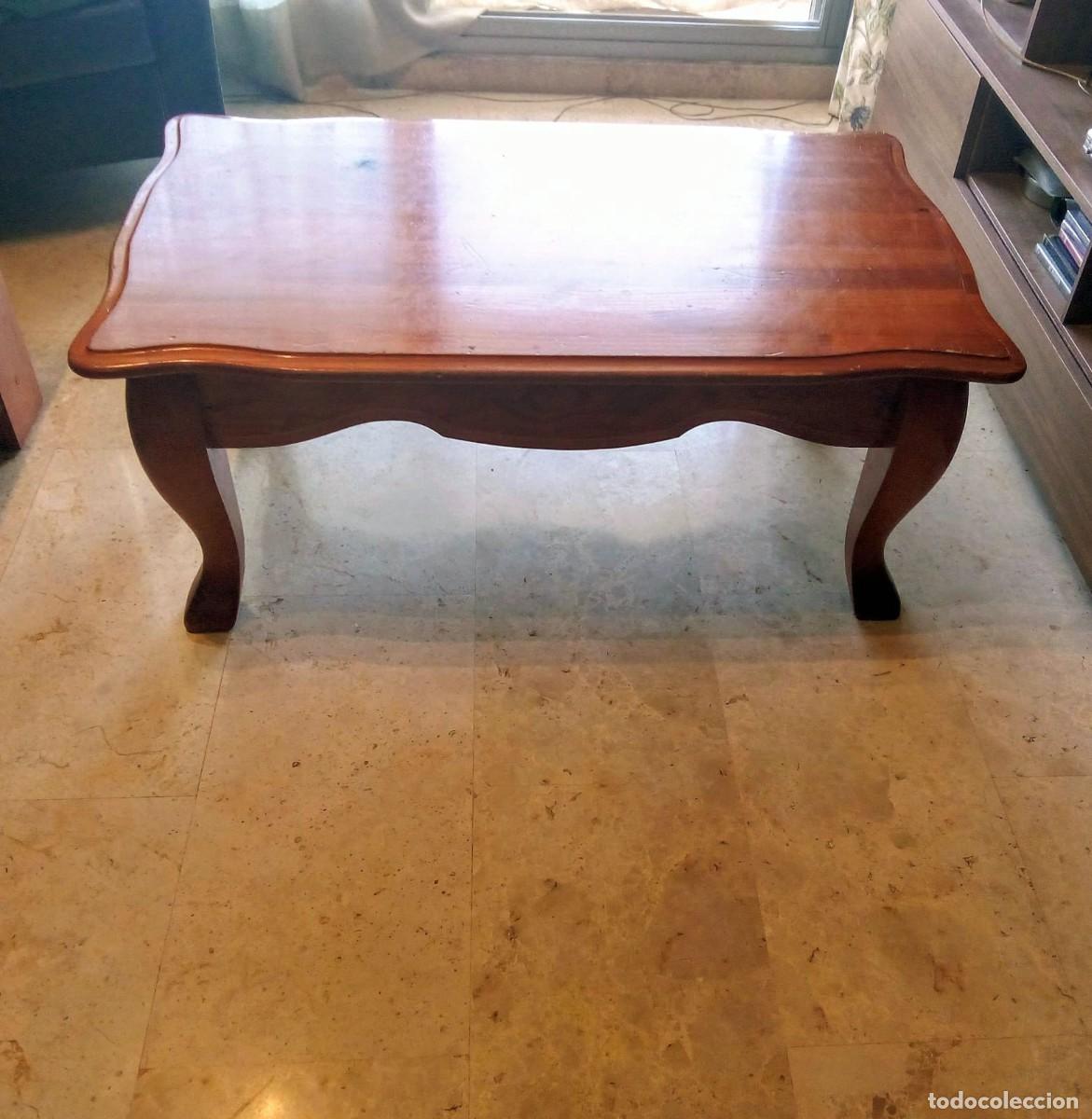 Vintage: Mesa de centro de madera maciza - Foto 6