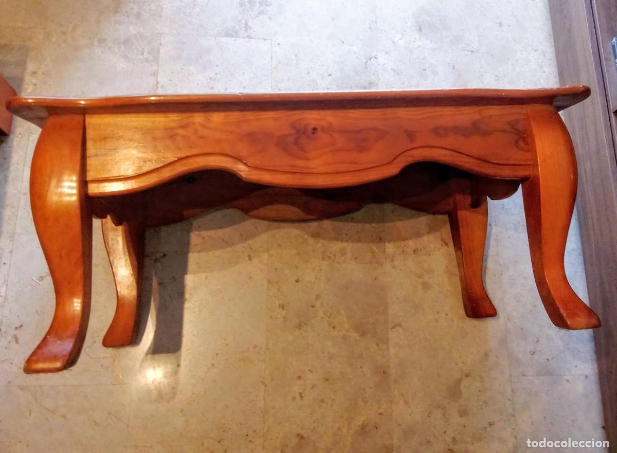 Vintage: Mesa de centro de madera maciza - Foto 7
