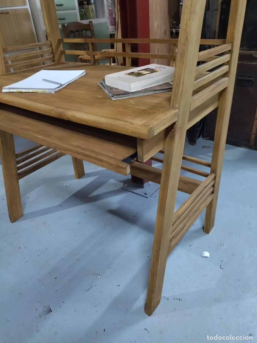Vintage: Escritorio Librer&iacute;a de madera natural - Foto 9