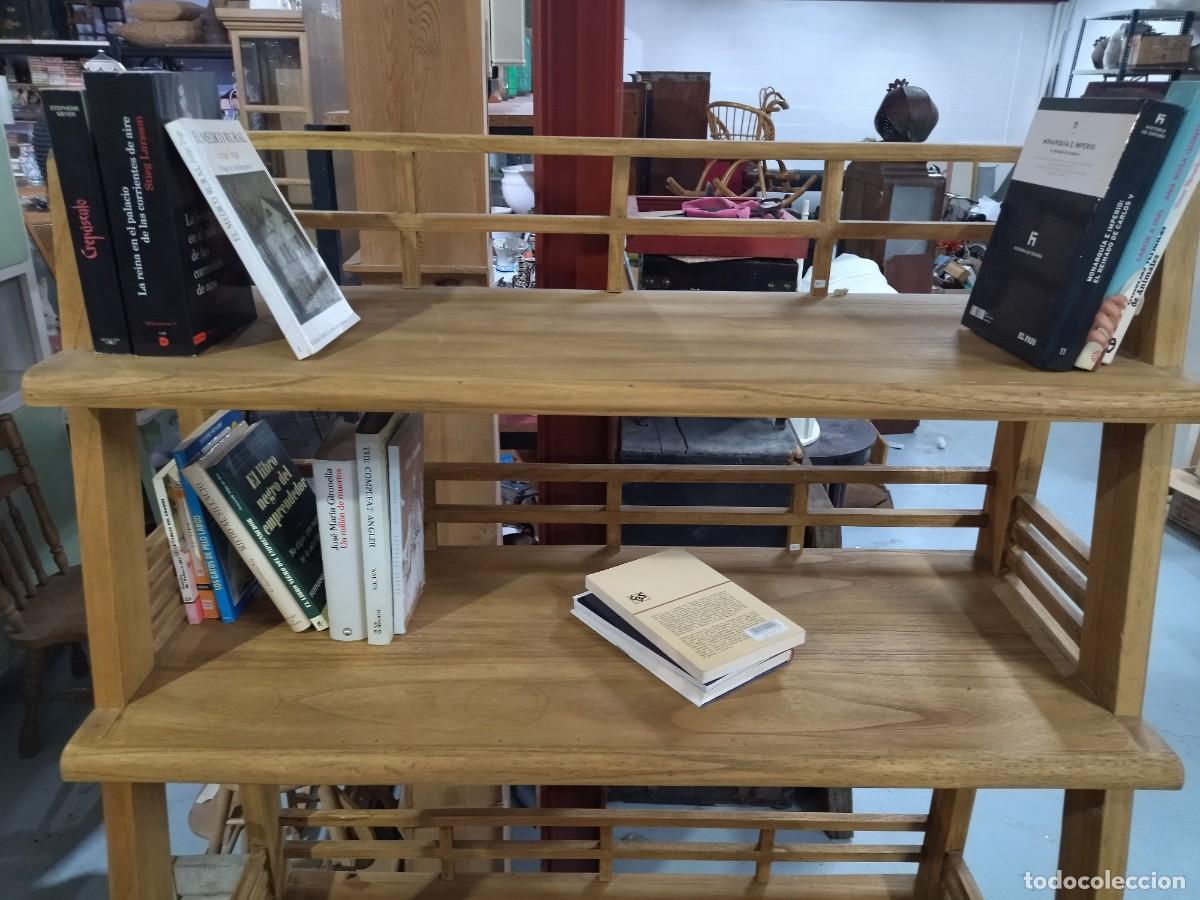 Vintage: Escritorio Librer&iacute;a de madera natural - Foto 7