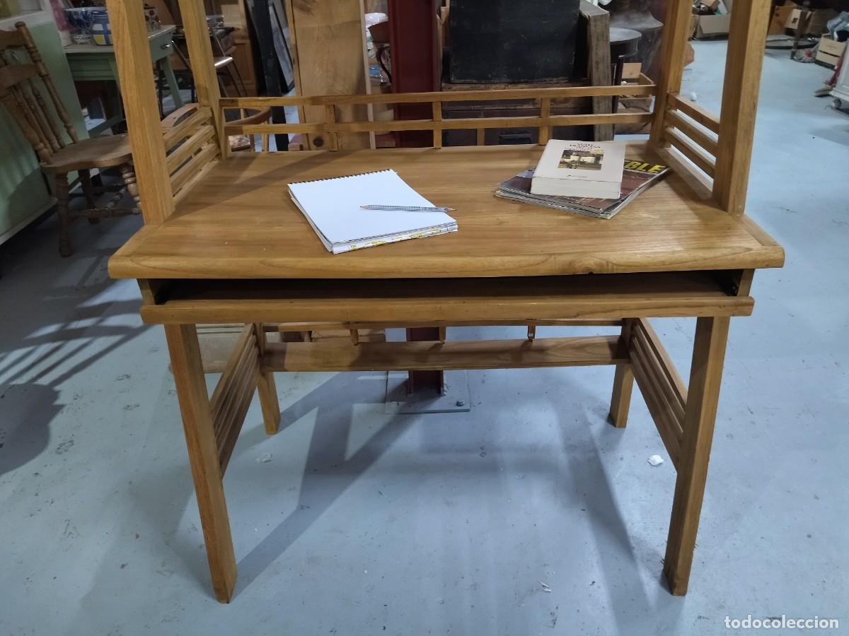 Vintage: Escritorio Librer&iacute;a de madera natural - Foto 11