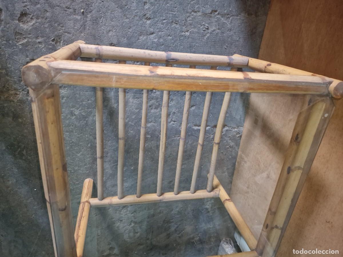 Vintage: MESA MINBRE CUADRADA CRISTAL - Foto 1