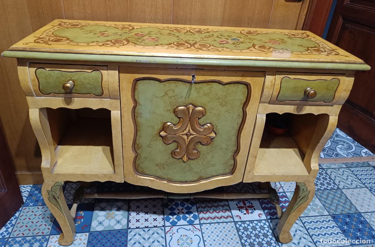 Vintage: Mueble bar antiguo lacado - Foto 1