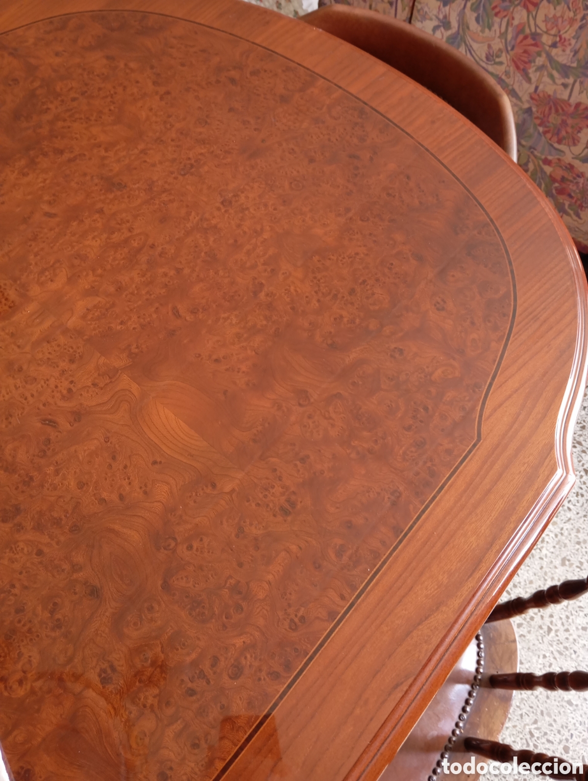 Vintage: Mesa de comedor de madera maciza - Foto 4