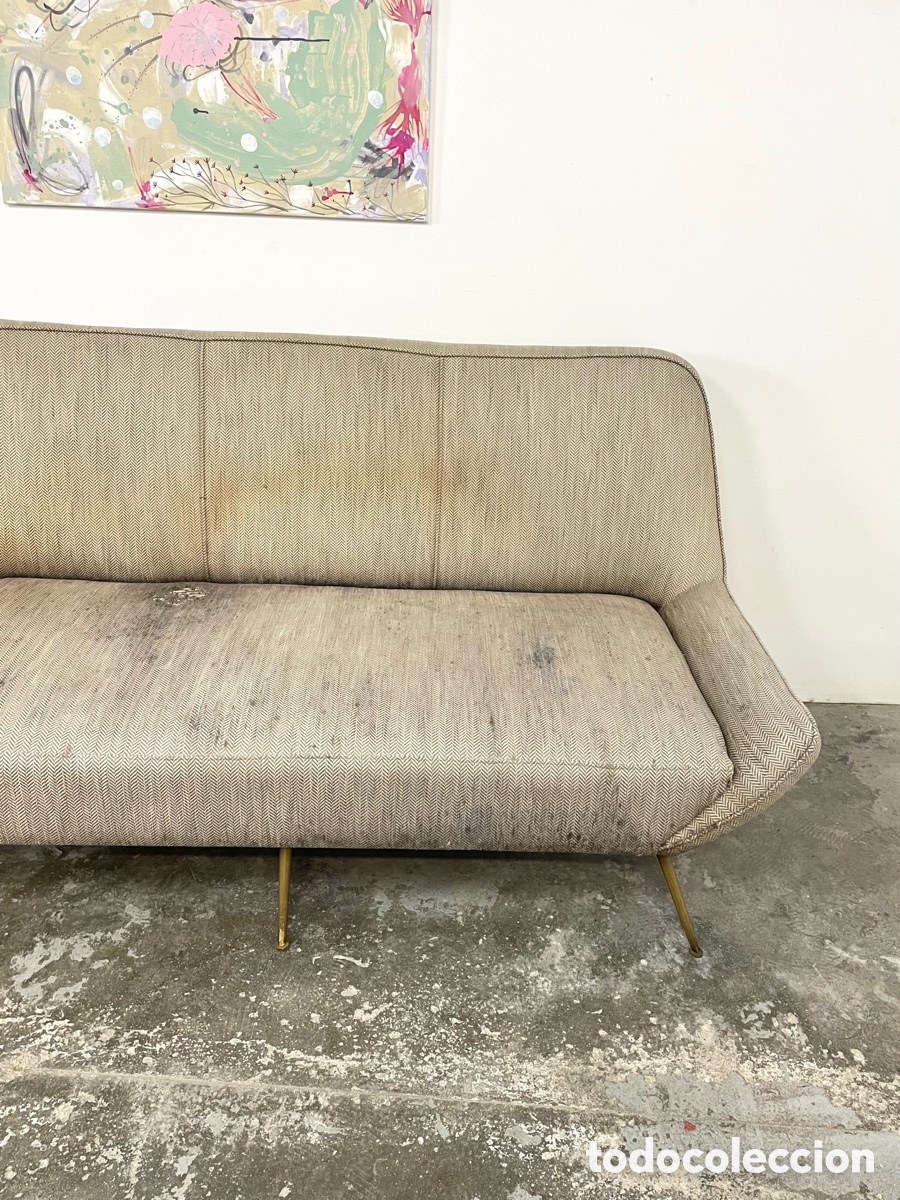 Vintage: Sof&aacute; con formas preciosas para tapizar - Foto 7
