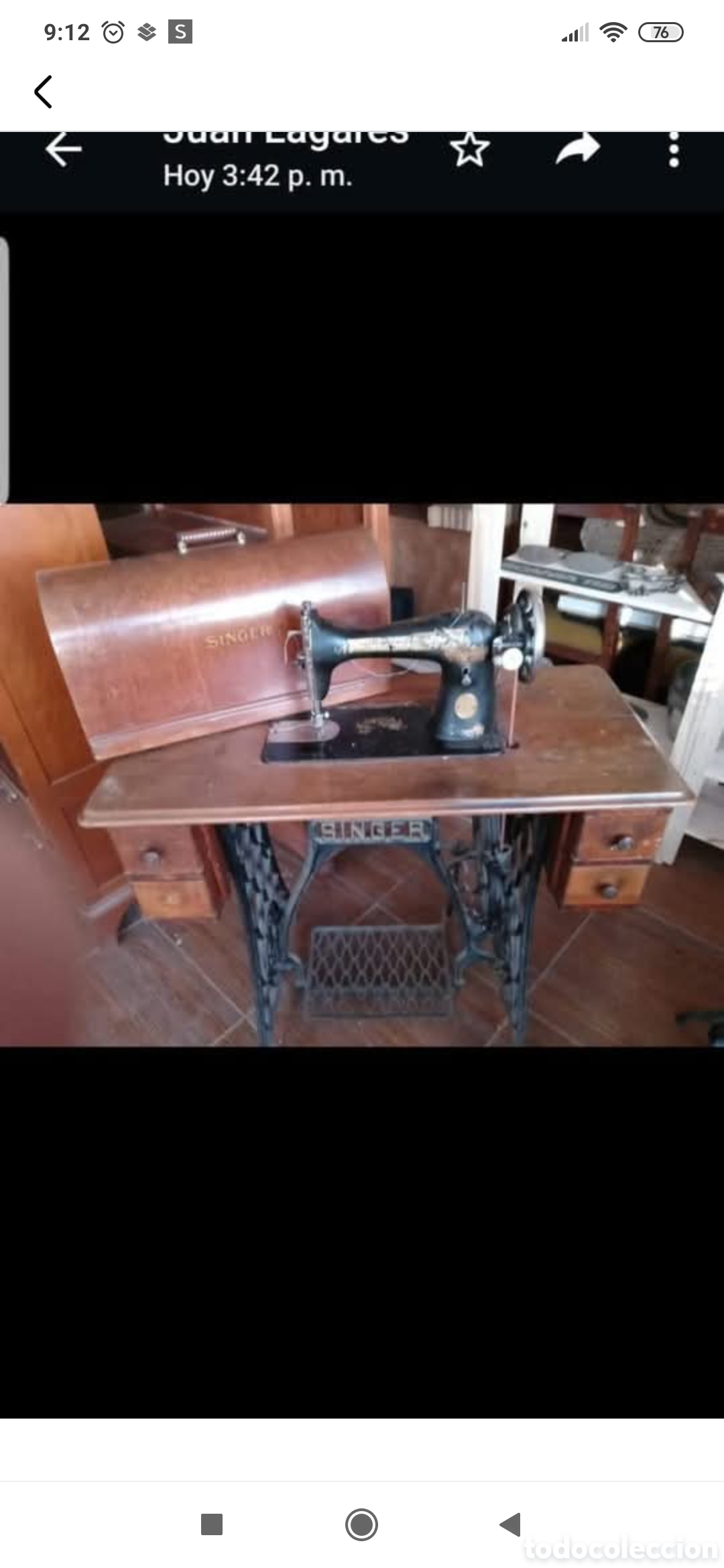 Vintage: M&aacute;quina singer 1900 completa - Foto 1