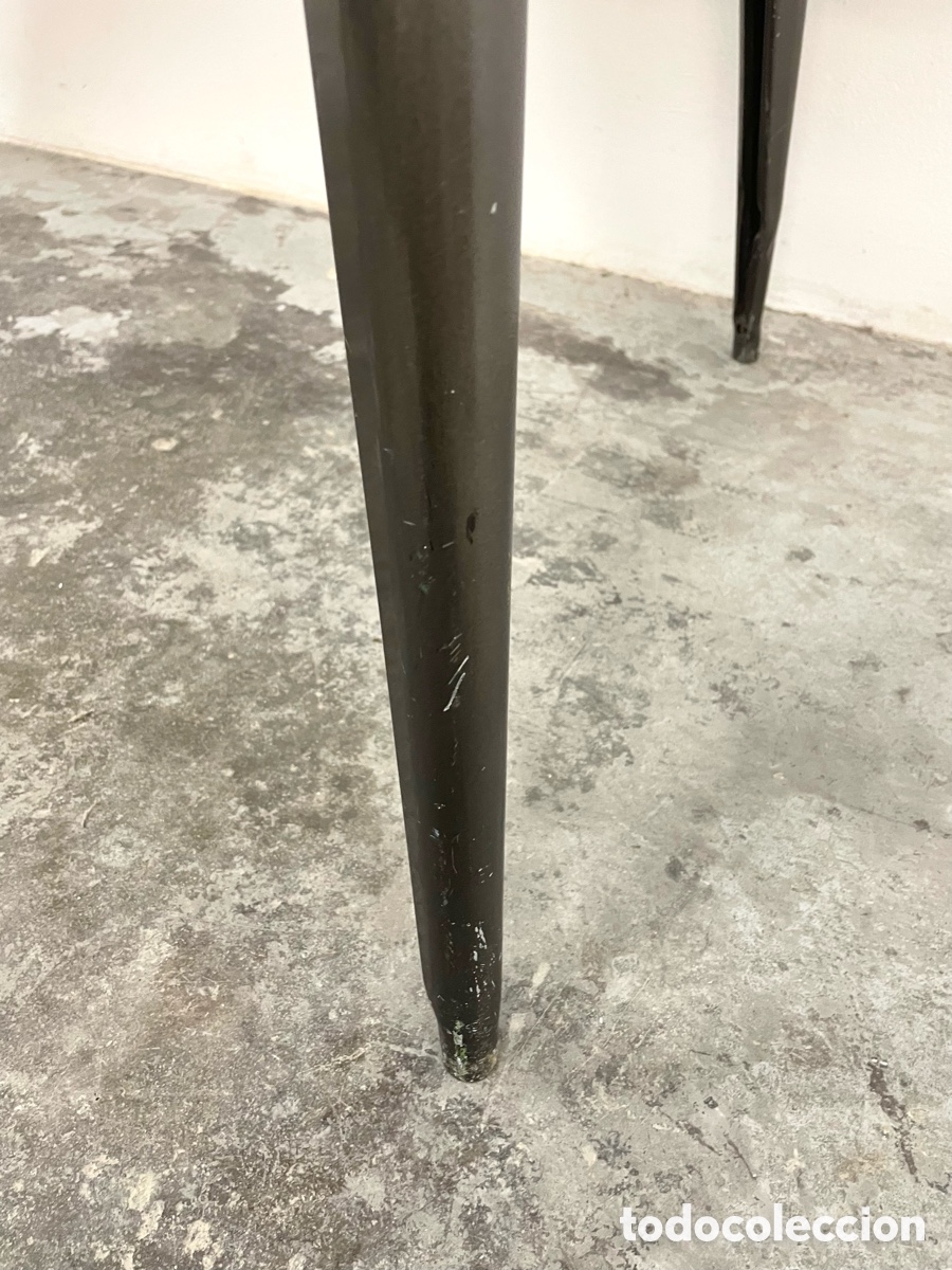 Vintage: Mesa de hierro estilo industrial franc&eacute;s - Foto 10