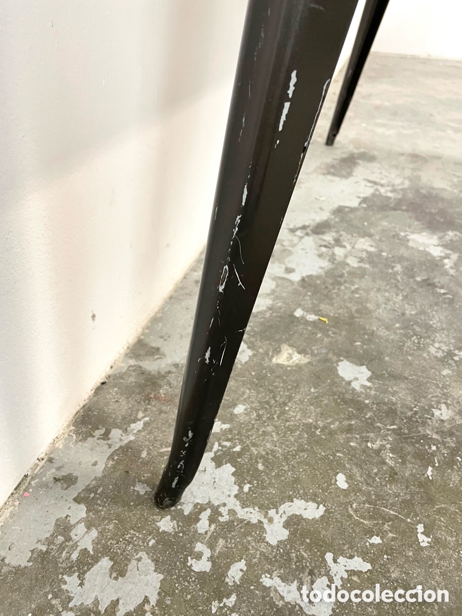 Vintage: Mesa de hierro estilo industrial franc&eacute;s - Foto 12