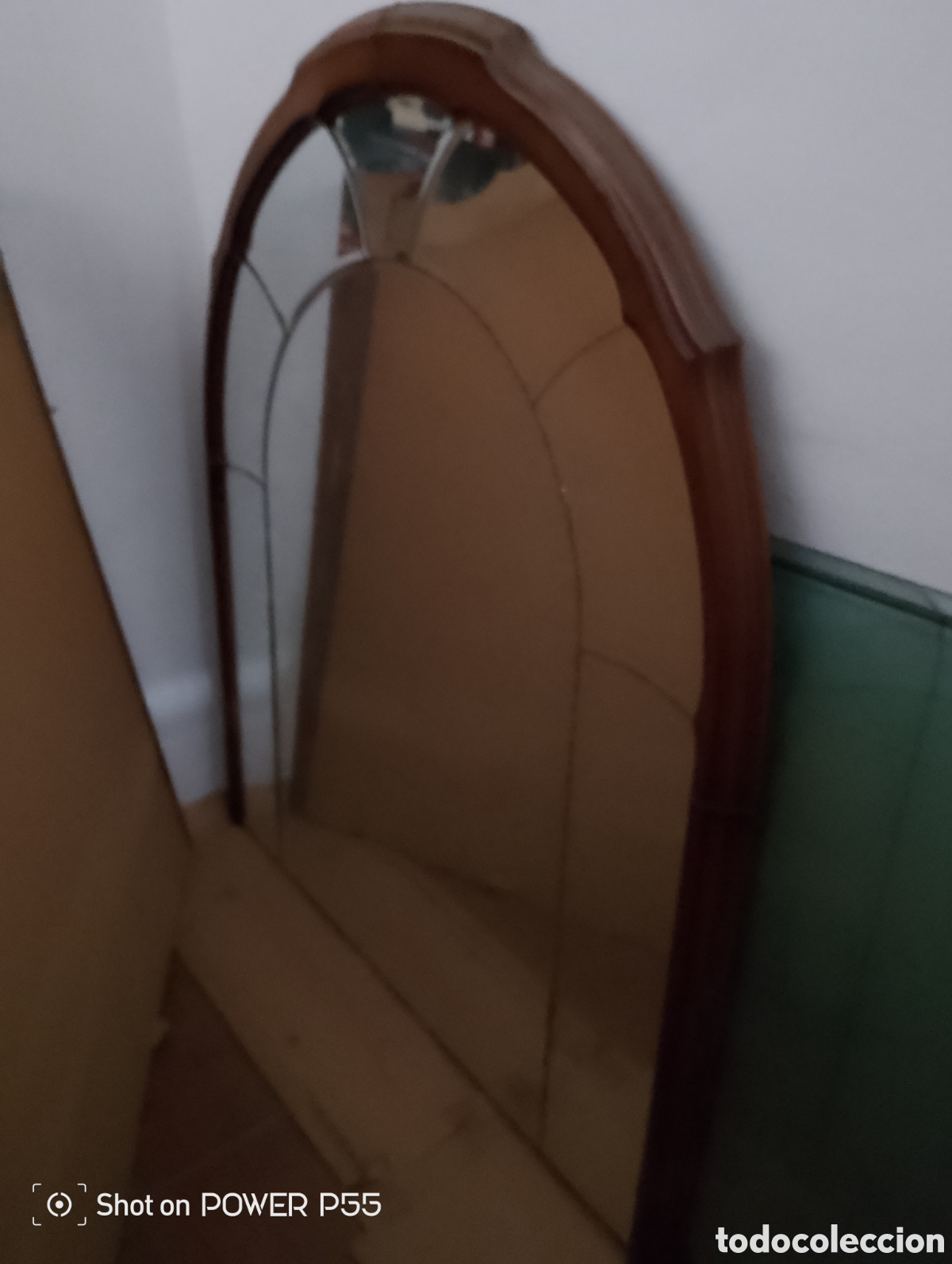Vintage: Espejo ovalos biselado - Foto 1