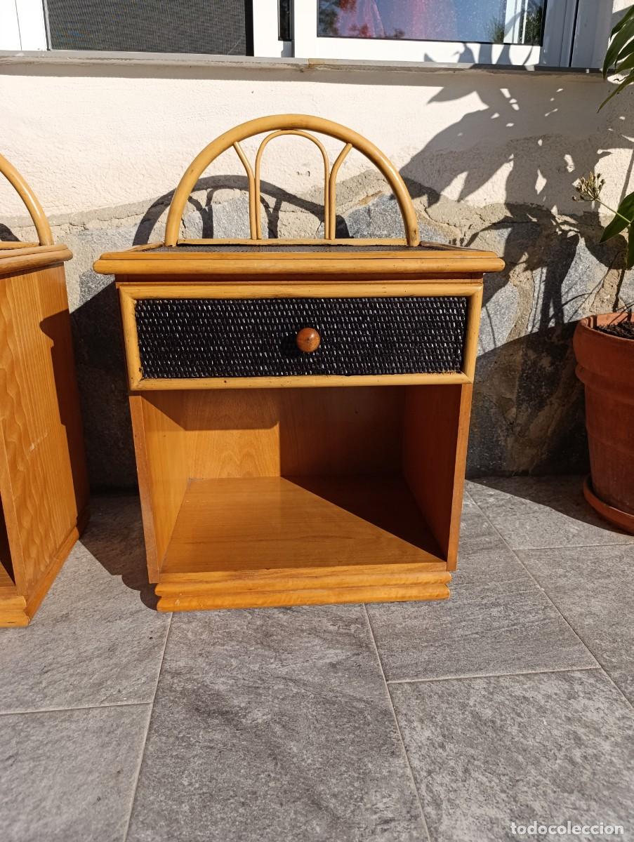 Vintage: Preciosas mesitas de Bamb&uacute; y Rat&aacute;n - Foto 4
