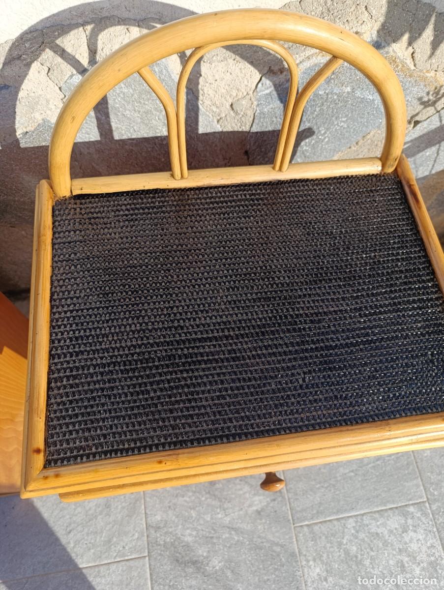 Vintage: Preciosas mesitas de Bamb&uacute; y Rat&aacute;n - Foto 7