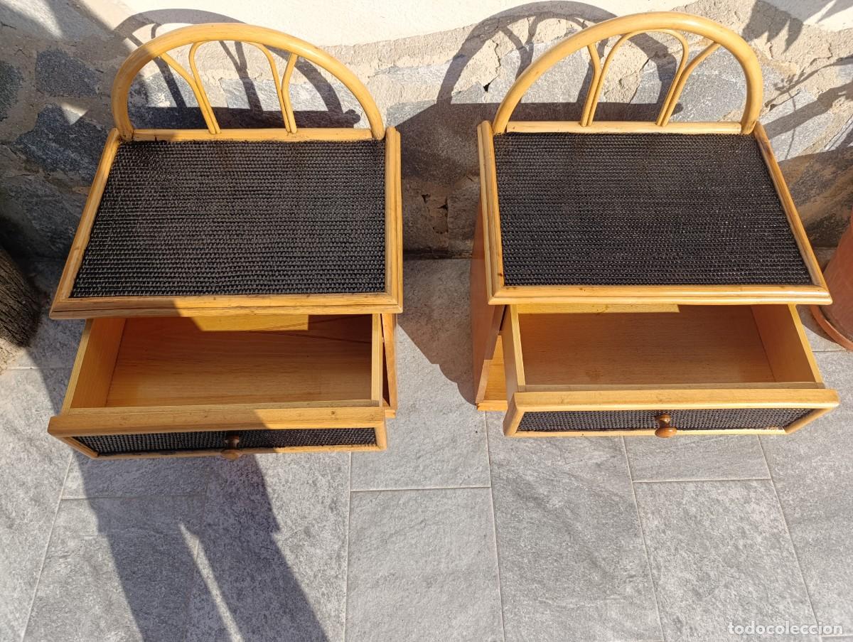 Vintage: Preciosas mesitas de Bamb&uacute; y Rat&aacute;n - Foto 8