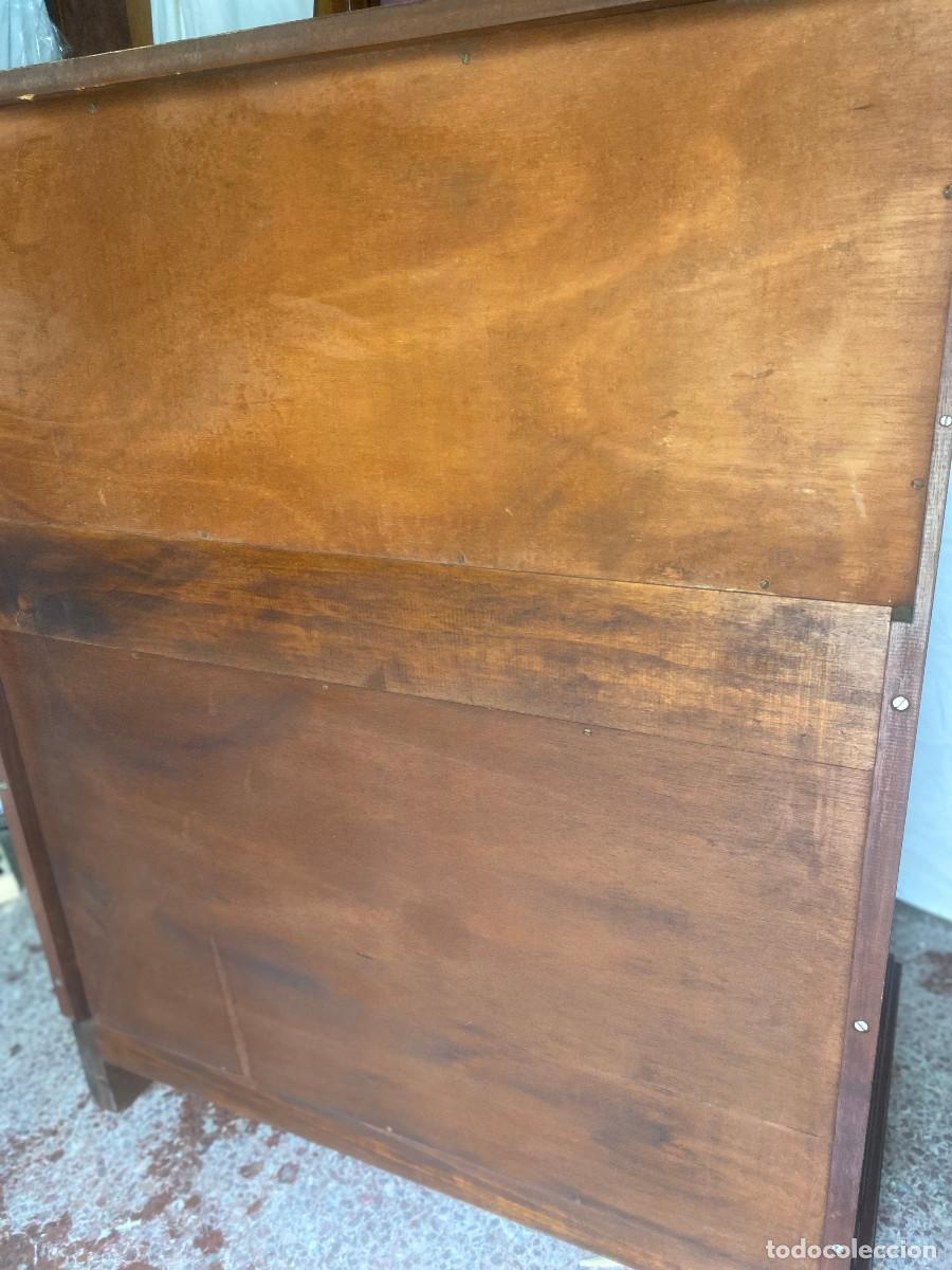 Vintage: Bureau - escritorio madera con marqueteria - Foto 6