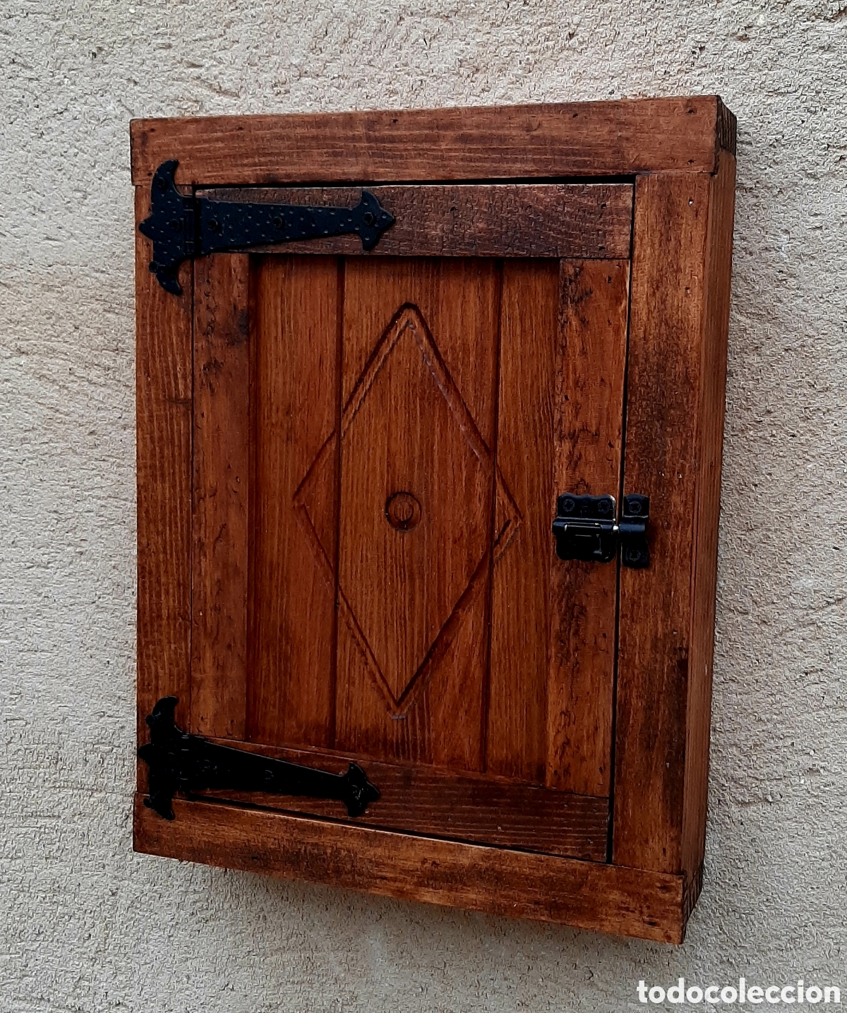 Vintage: Buz&oacute;n de madera para el pan - Foto 2