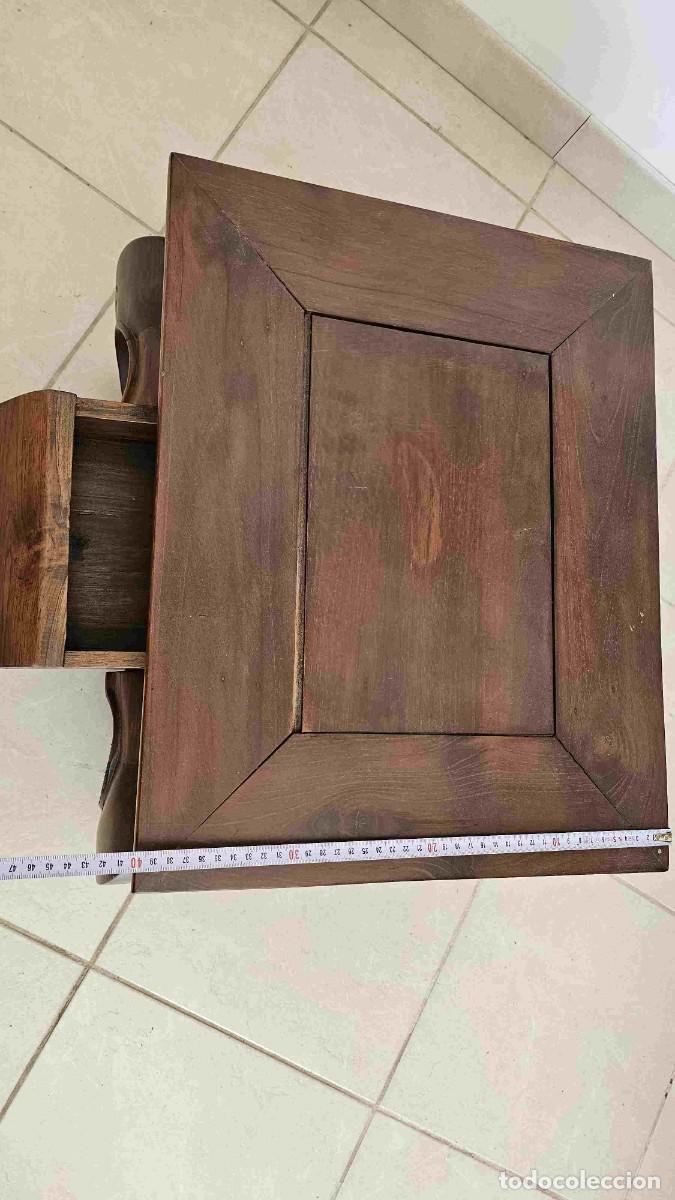 Vintage: MESITA DE MADERA ESTILO ORIENTAL CON CAJON - Foto 8