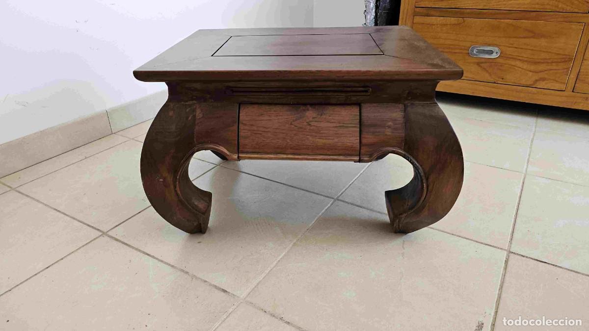 Vintage: MESITA DE MADERA ESTILO ORIENTAL CON CAJON - Foto 10