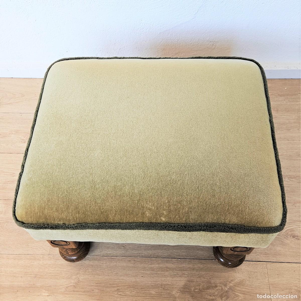 Vintage: Taburete vintage con ruedas. 1970 - 1975 - Foto 4