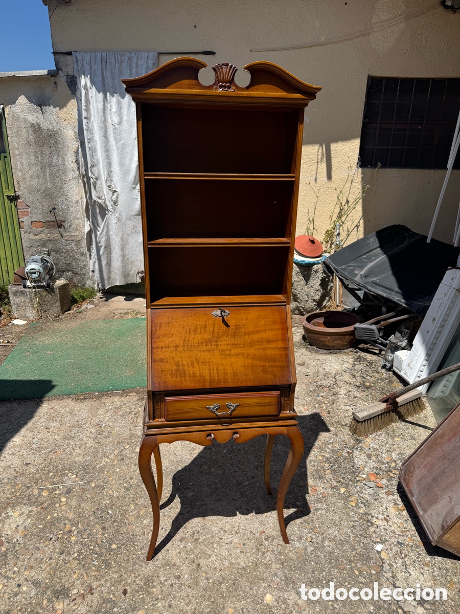 Vintage: Bureau con estanter&iacute;a en madera - Foto 2