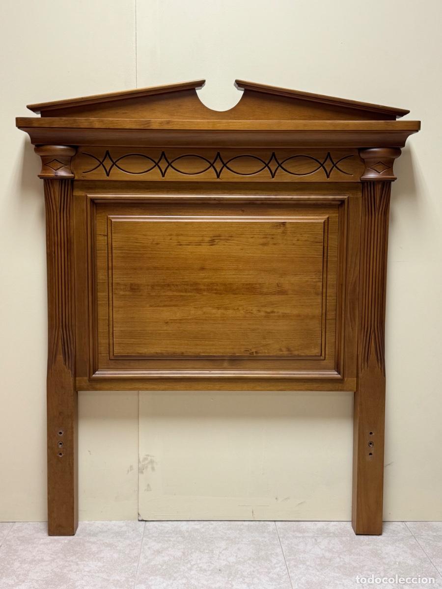 Vintage: CAMA EN MADERA MACIZA DE 90 - Foto 4