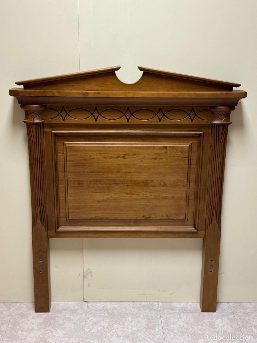Vintage: CAMA EN MADERA MACIZA DE 90 - Foto 5