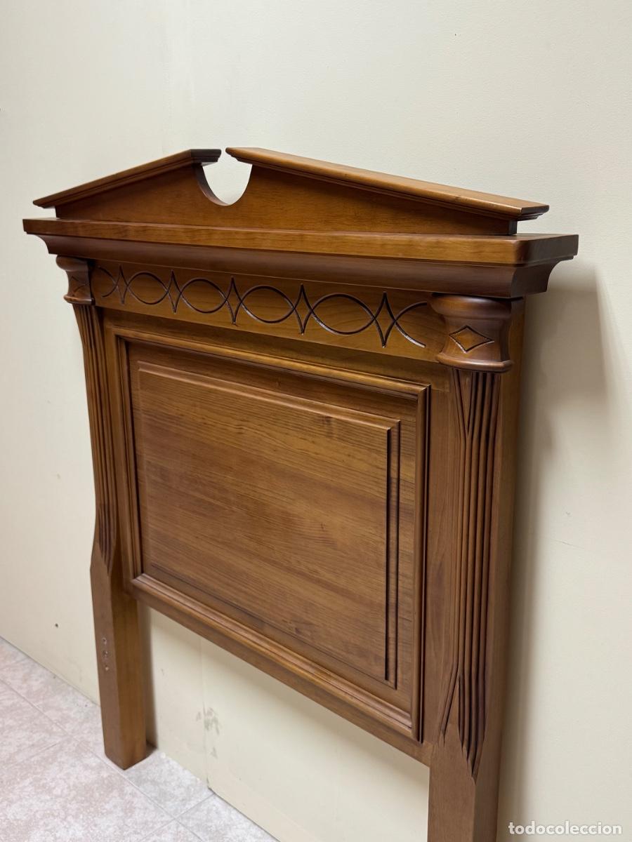Vintage: CAMA EN MADERA MACIZA DE 90 - Foto 6