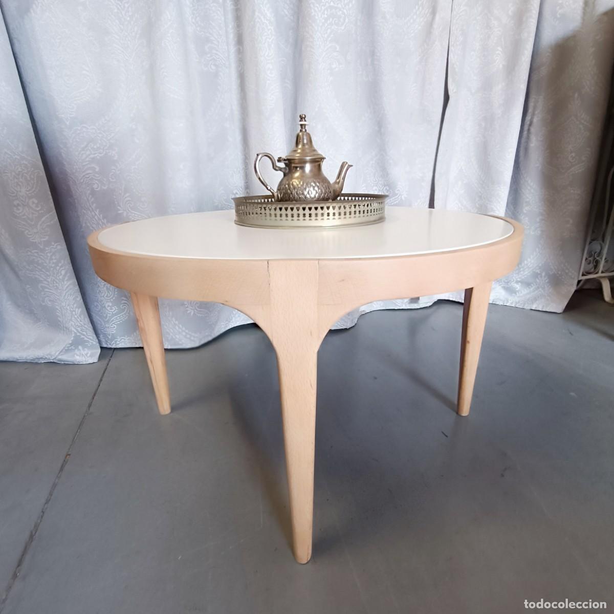Vintage: MESA DE CENTRO SHIMLA DE MADERA MACIZA. - Foto 1