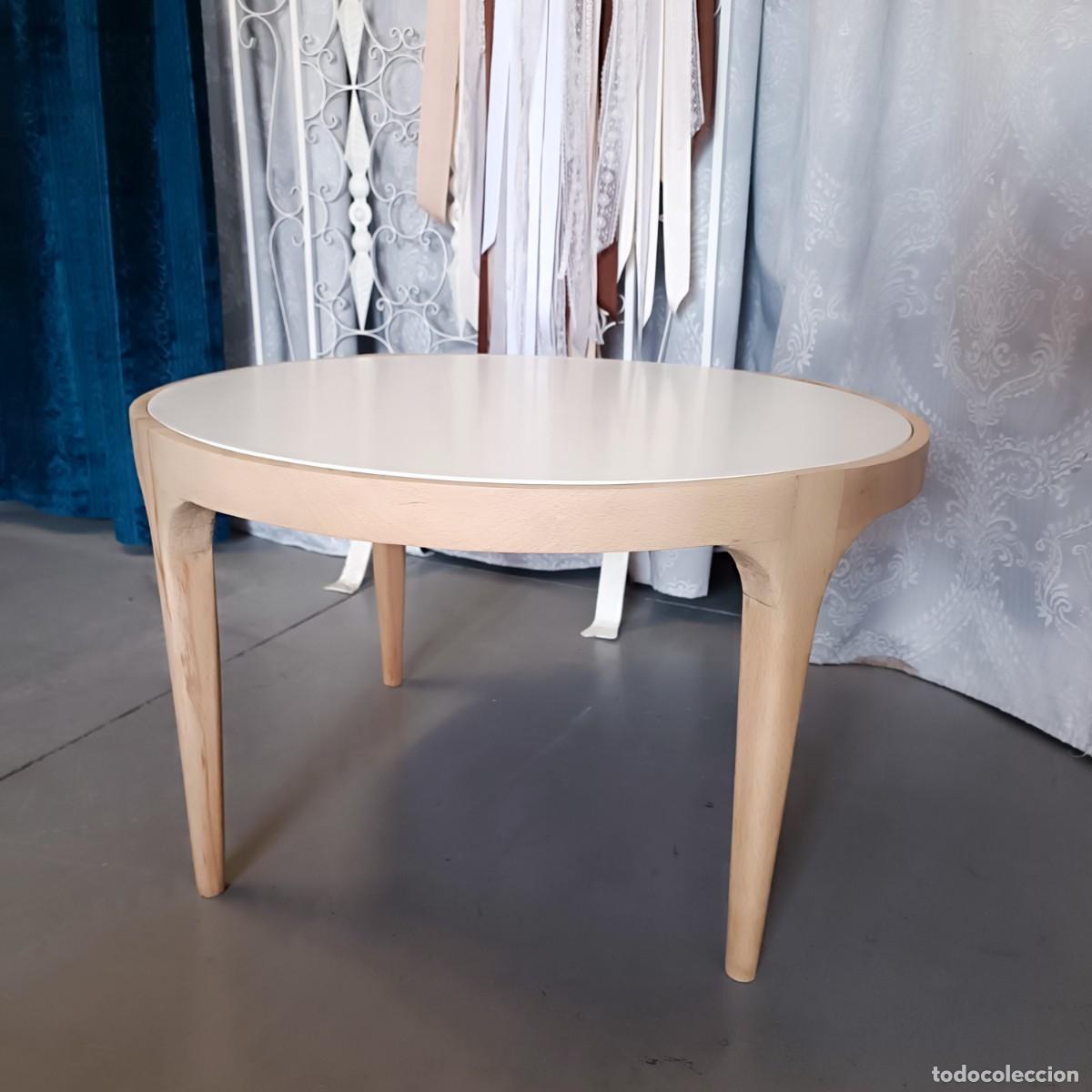 Vintage: MESA DE CENTRO SHIMLA DE MADERA MACIZA. - Foto 5