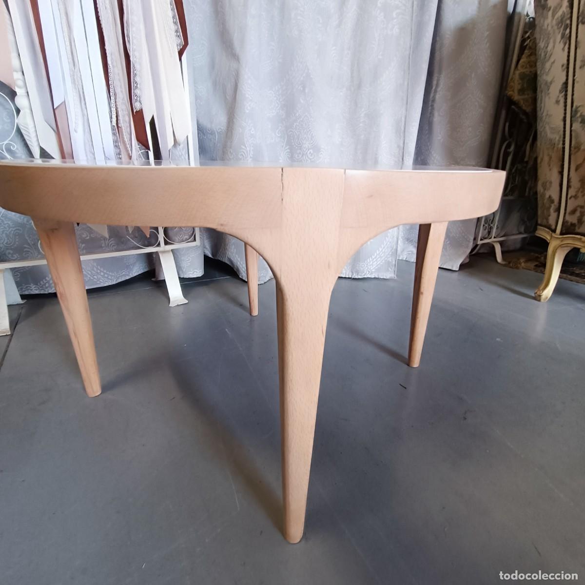 Vintage: MESA DE CENTRO SHIMLA DE MADERA MACIZA. - Foto 7