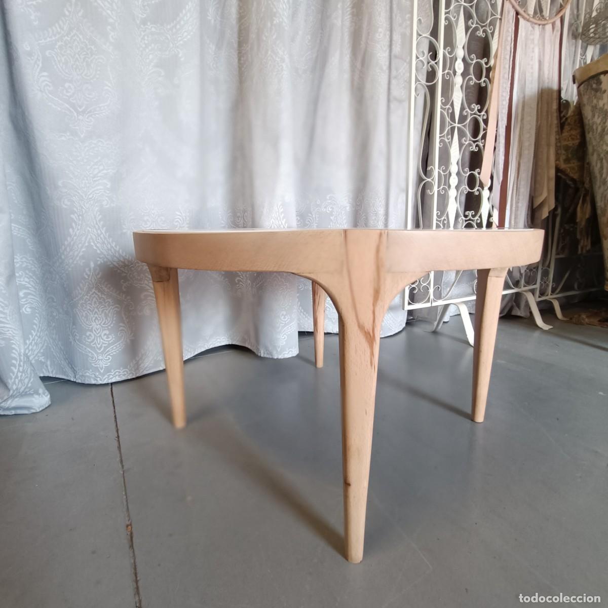 Vintage: MESA DE CENTRO SHIMLA DE MADERA MACIZA. - Foto 8