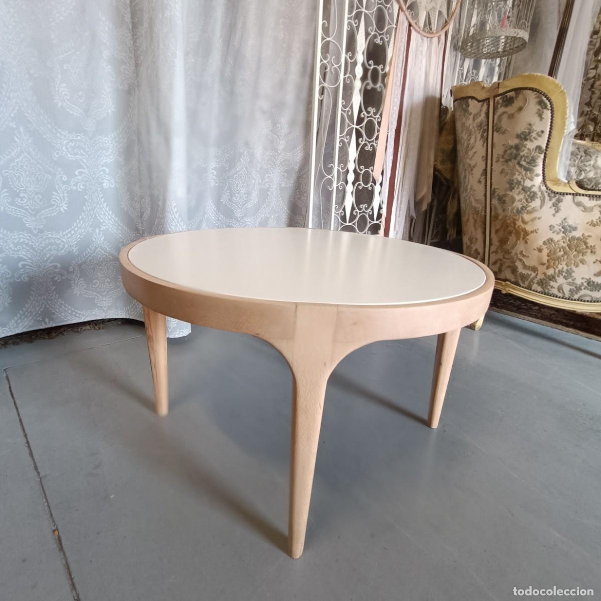 Vintage: MESA DE CENTRO SHIMLA DE MADERA MACIZA. - Foto 9