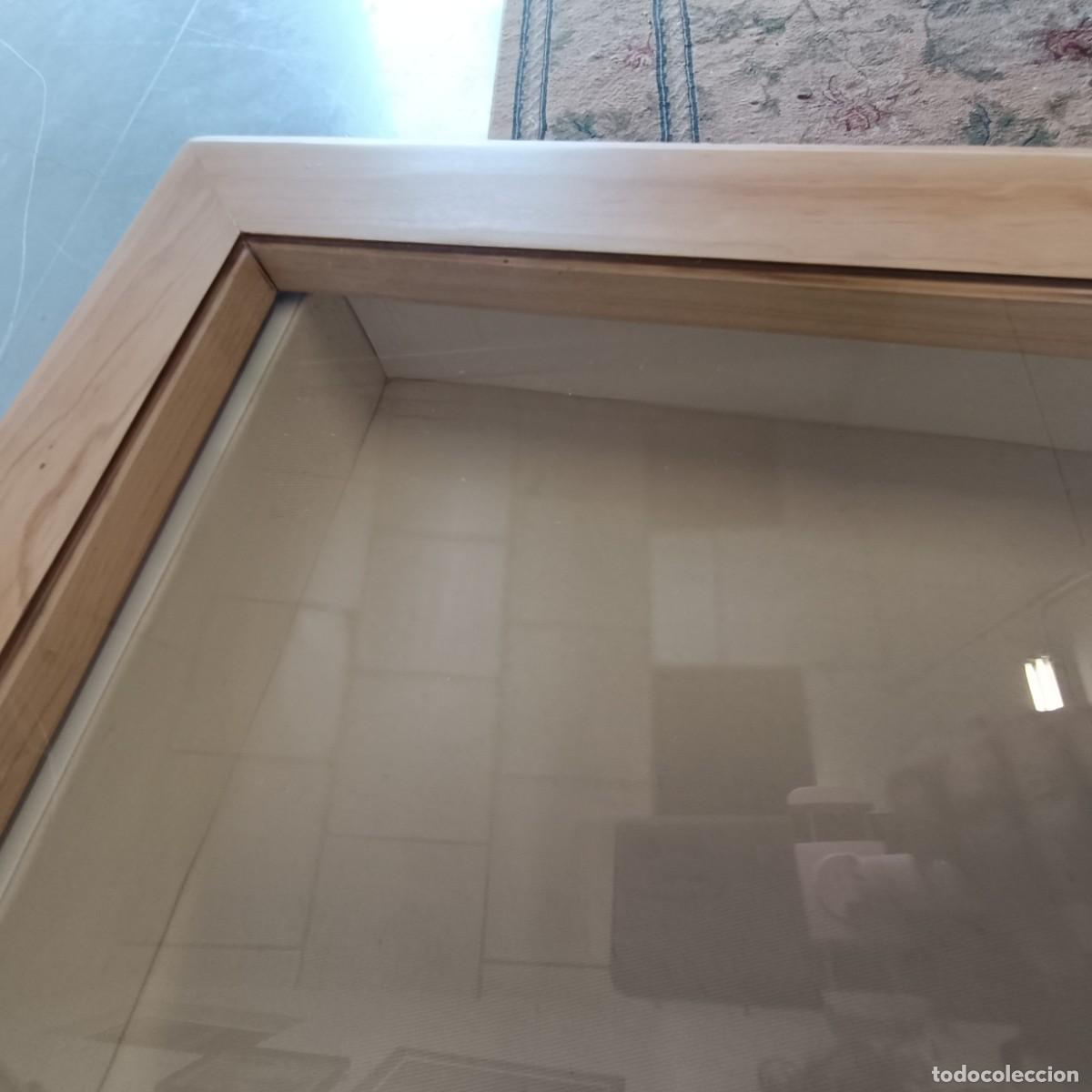 Vintage: MESA DE CENTRO DE MADERA MACIZA. - Foto 12