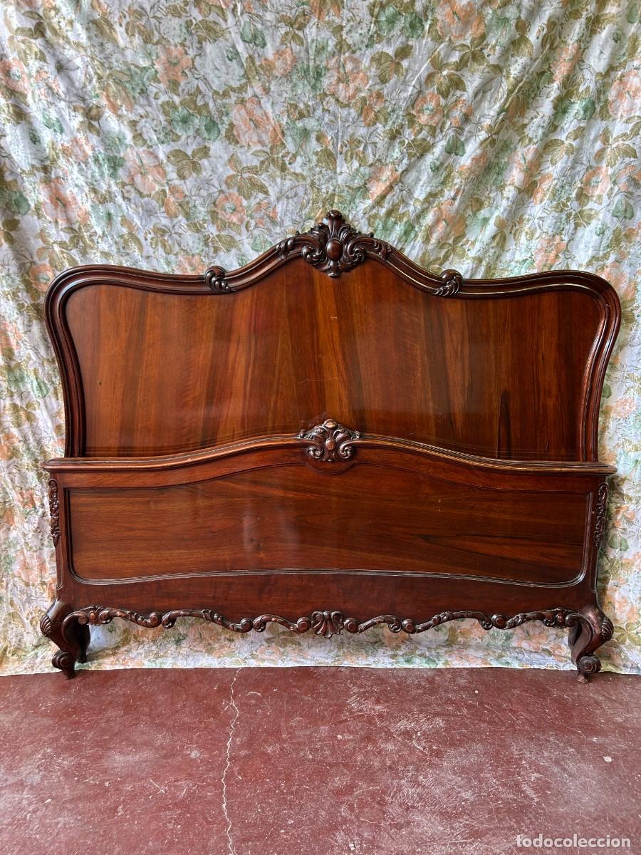 Vintage: Cama completa de nogal - Foto 1