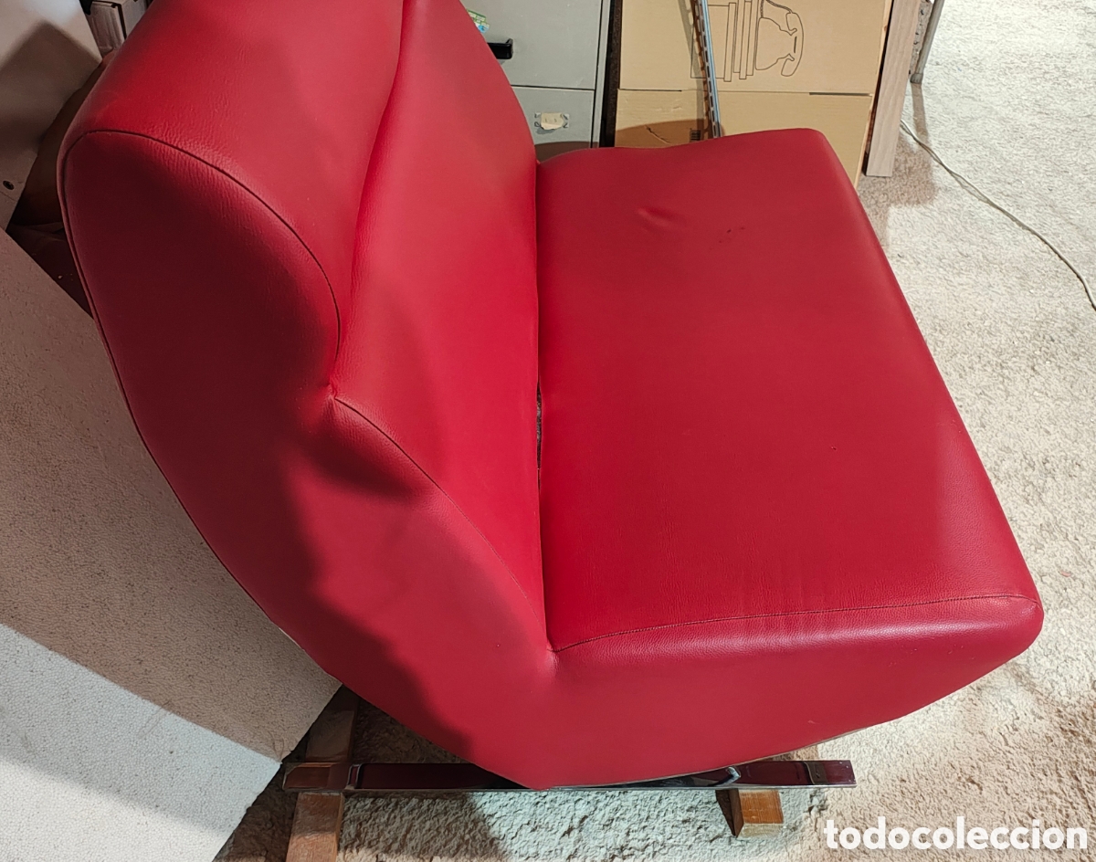 Vintage: Sof&aacute; de dise&ntilde;o estilo vintage rojo - Foto 1