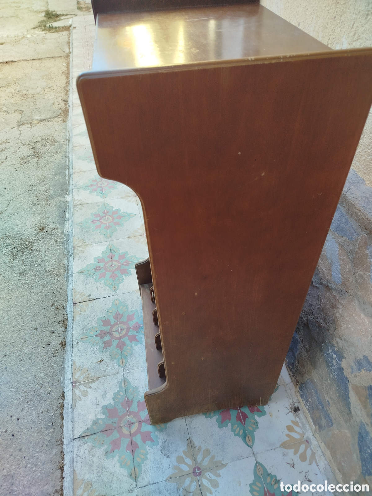 Vintage: Mueble vintage para tocadiscos. Mueble tocadiscos. - Foto 3