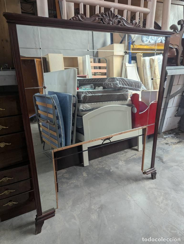 Vintage: CABECERO DE CAMA CON ESPEJO - Foto 1