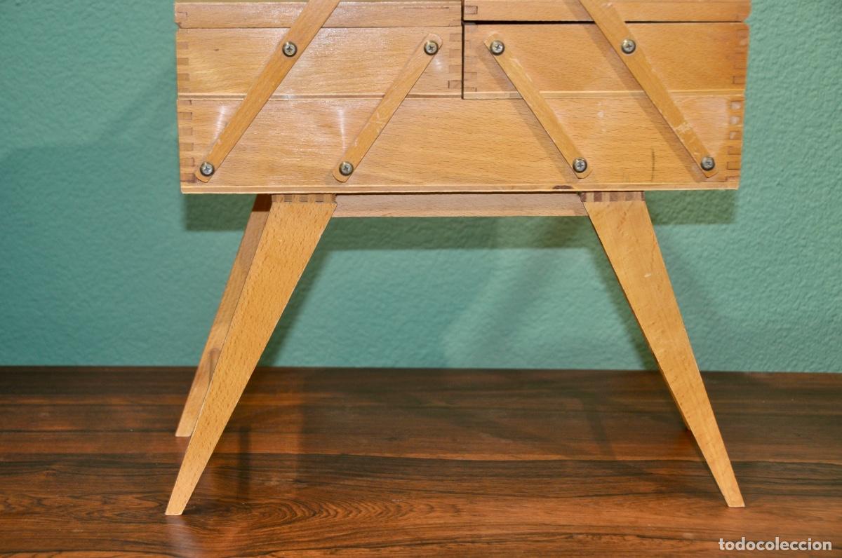 Vintage: Costurero franc&eacute;s patas desmontables - Foto 3
