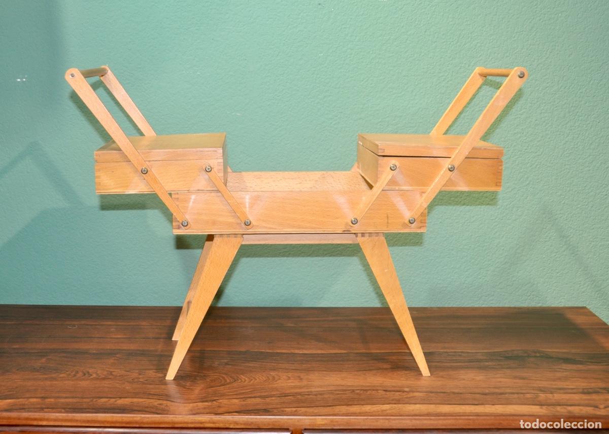 Vintage: Costurero franc&eacute;s patas desmontables - Foto 4