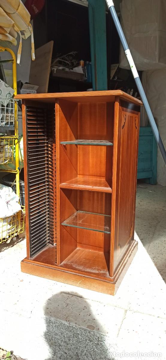 Vintage: Mueble de madera para discos - Foto 4