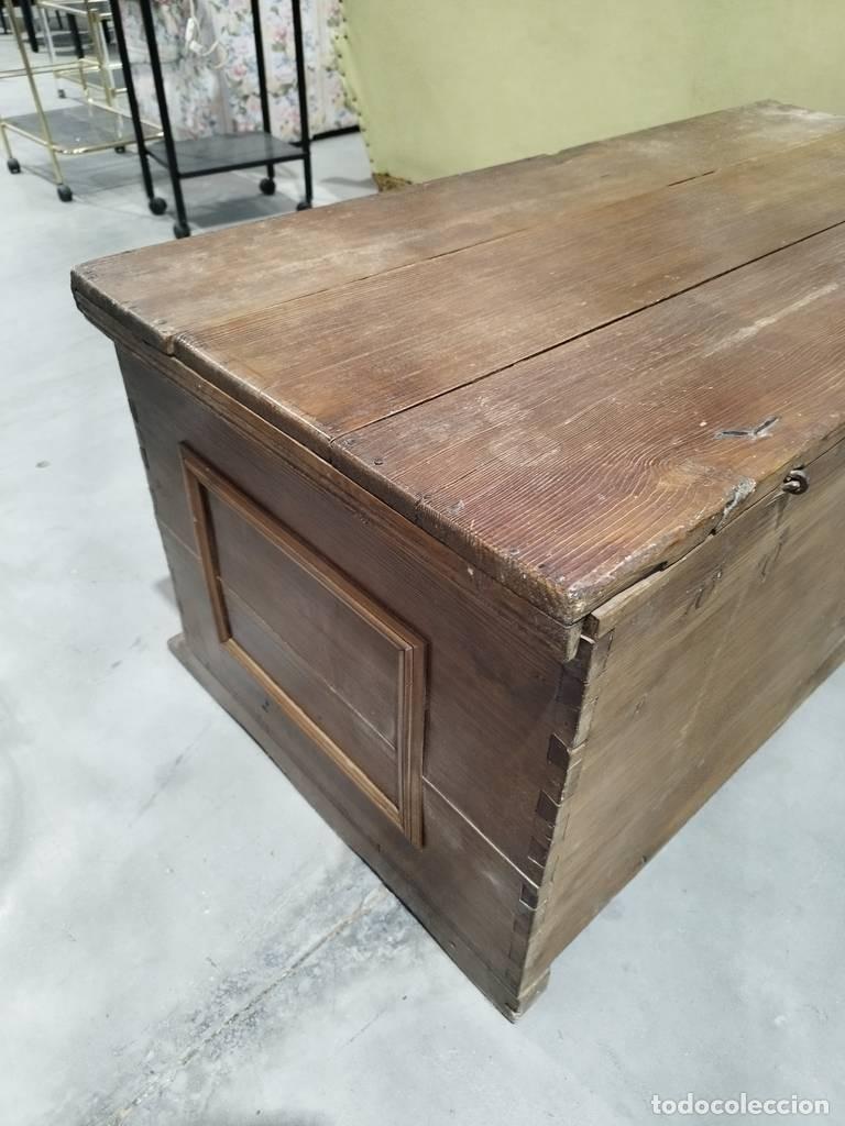 Vintage: BA&Uacute;L ANTIGUO FABRICADO EN MADERA - Foto 4