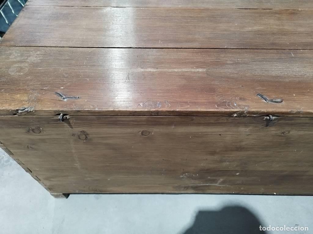 Vintage: BA&Uacute;L ANTIGUO FABRICADO EN MADERA - Foto 6