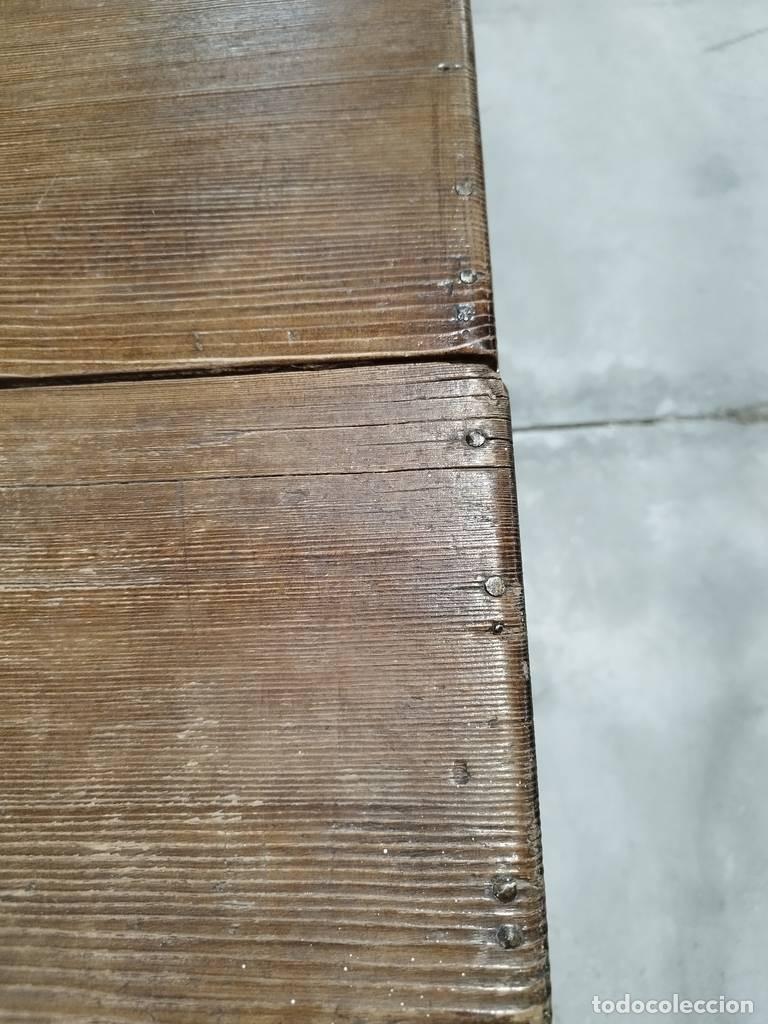 Vintage: BA&Uacute;L ANTIGUO FABRICADO EN MADERA - Foto 8