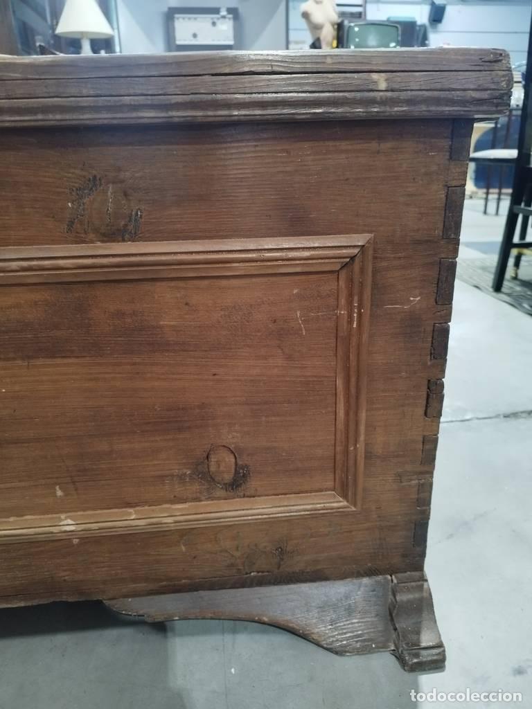 Vintage: BA&Uacute;L ANTIGUO FABRICADO EN MADERA - Foto 9