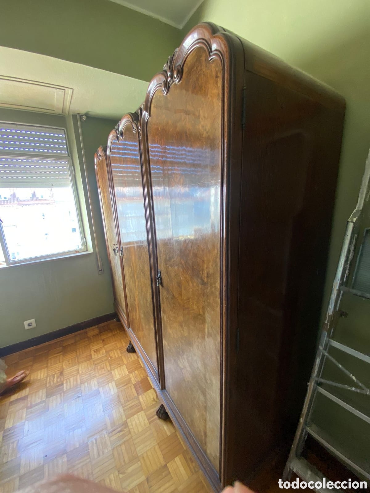 Vintage: Armario de madera brillo - Foto 2