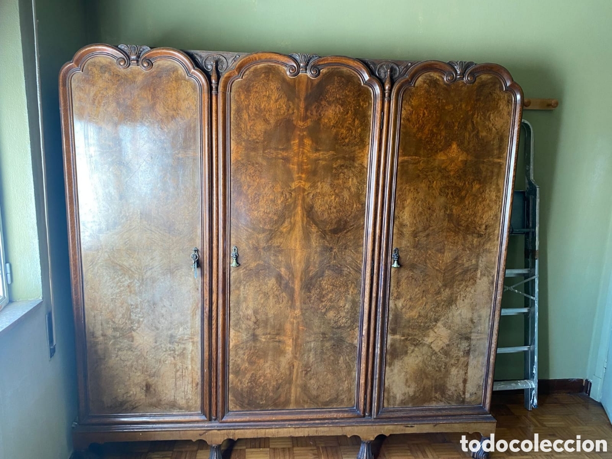 Vintage: Armario de madera brillo - Foto 3