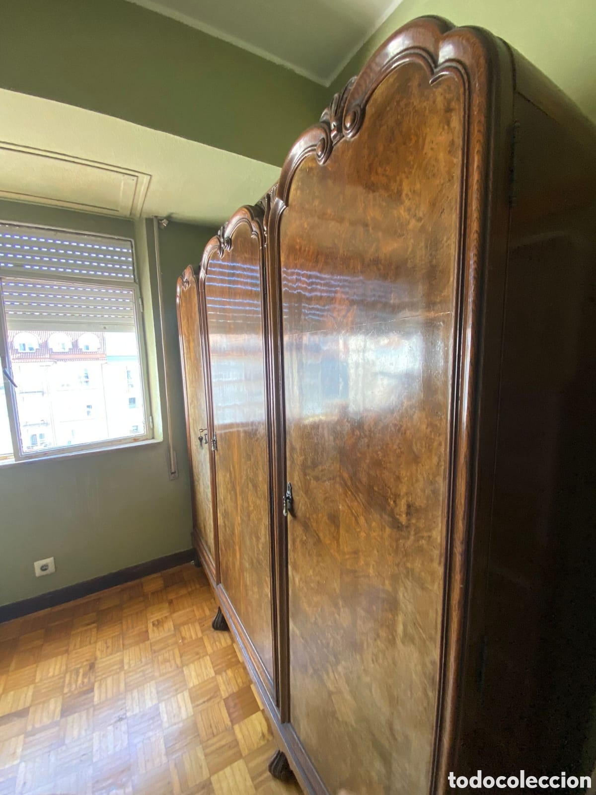 Vintage: Armario de madera brillo - Foto 5