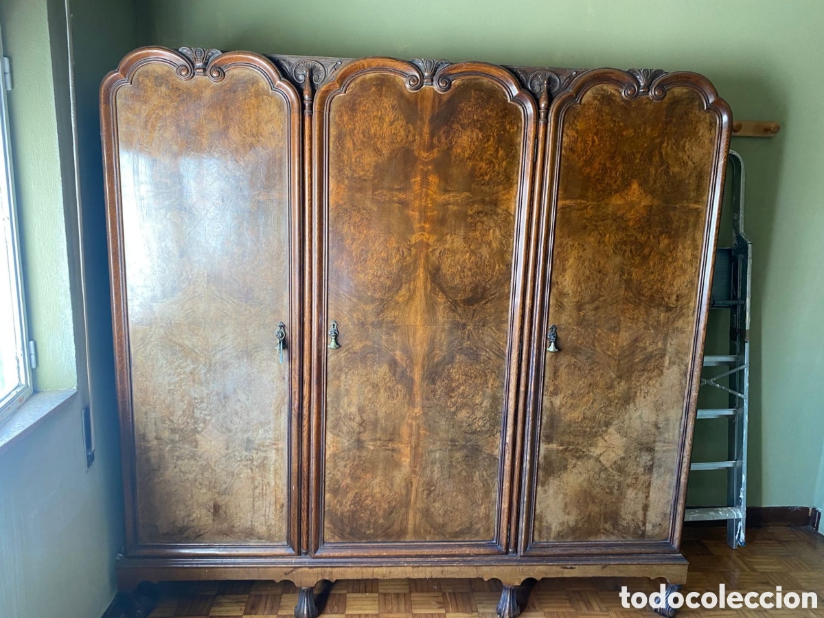 Vintage: Armario de madera brillo - Foto 1