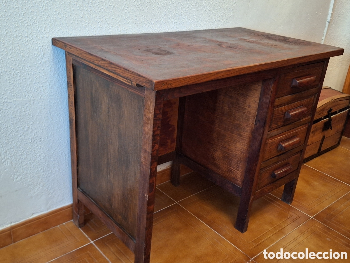 Vintage: Escritorio de madera vintage - Foto 2