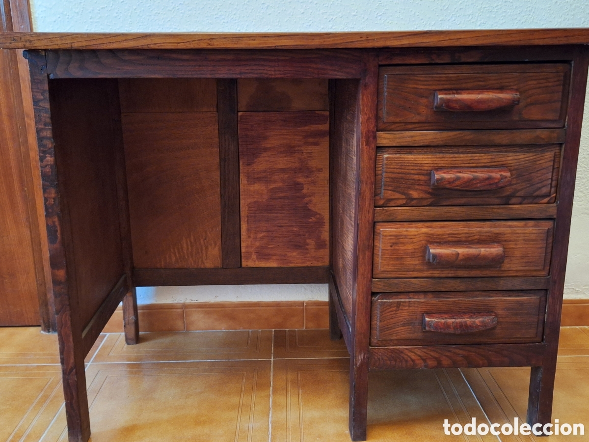 Vintage: Escritorio de madera vintage - Foto 5